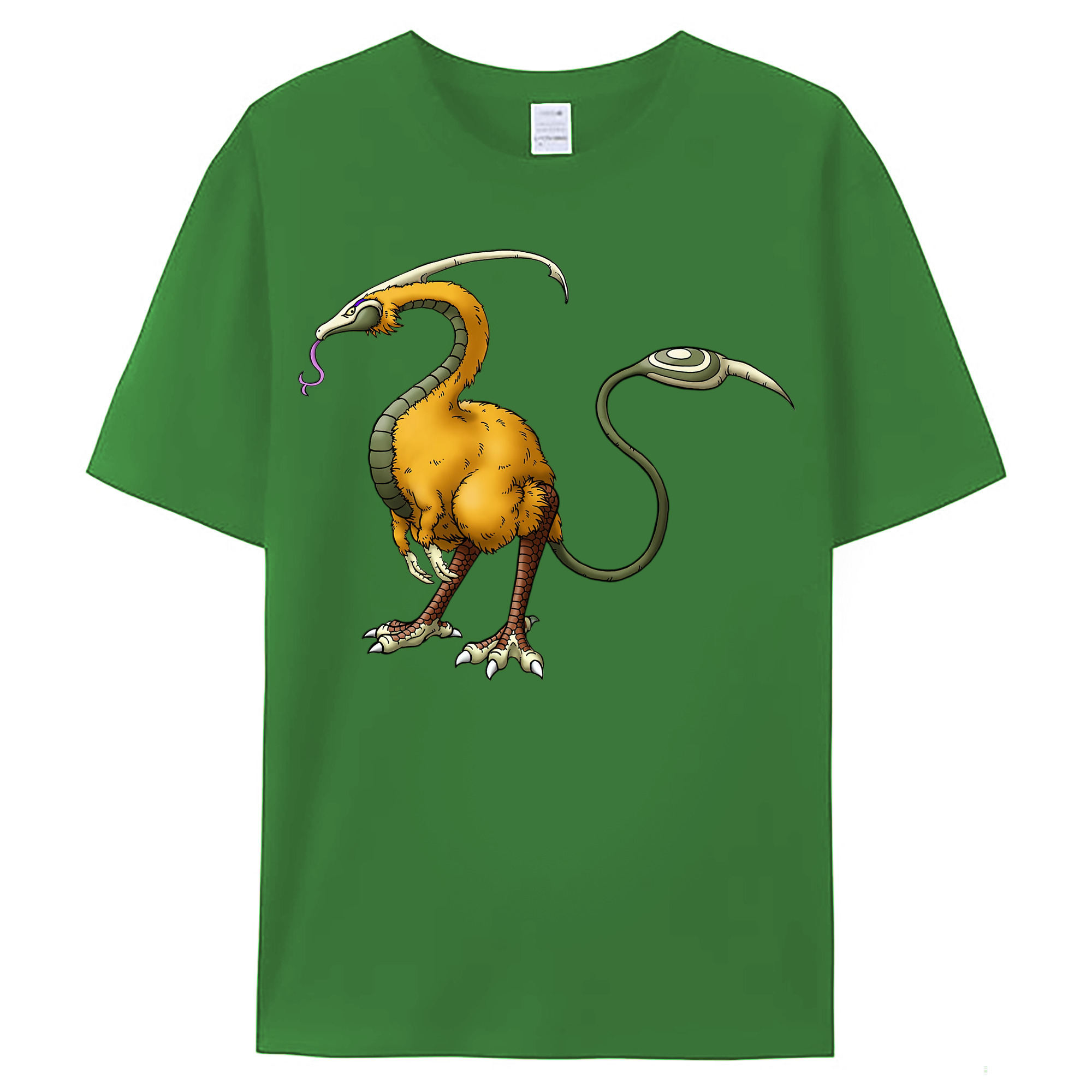 （画像用） ドラゴンクエスト Doragon Kuesuto Dragon Quest レディースカジュアルプリントTシャツ（綿100％）